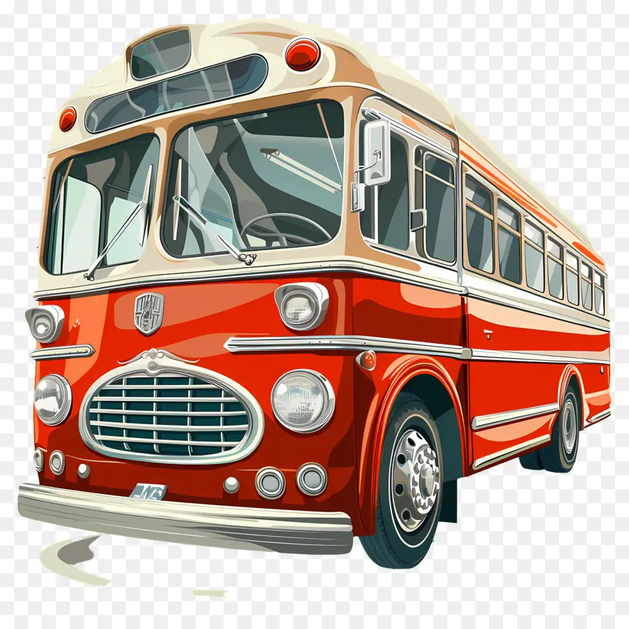 ônibus，Red Bus PNG