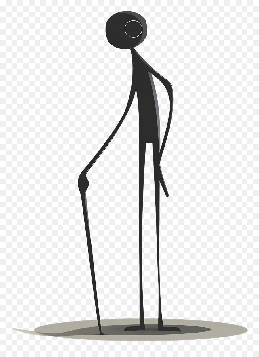 Figura De Bengala De Caminhada，Stick Figure PNG