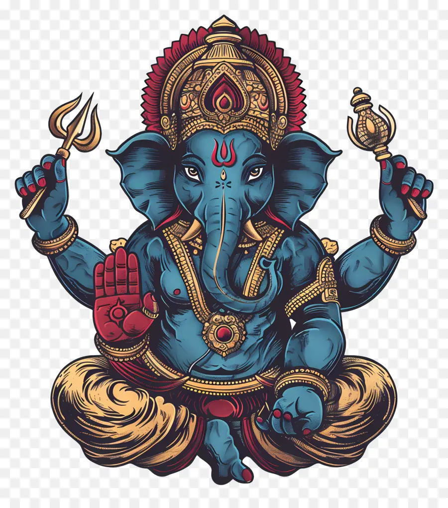 Ganesh，O Senhor Shiva PNG