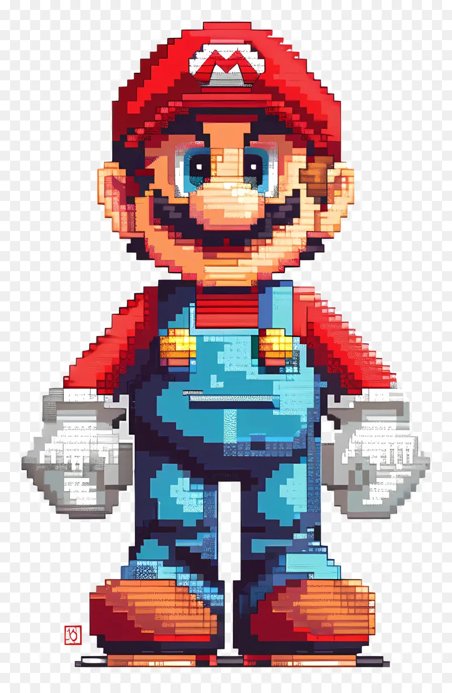 Mário Pixel，Pixel Mário PNG