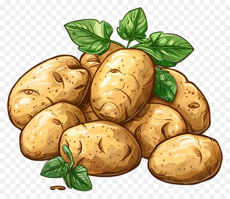 Batatas，Recém Colhidos PNG