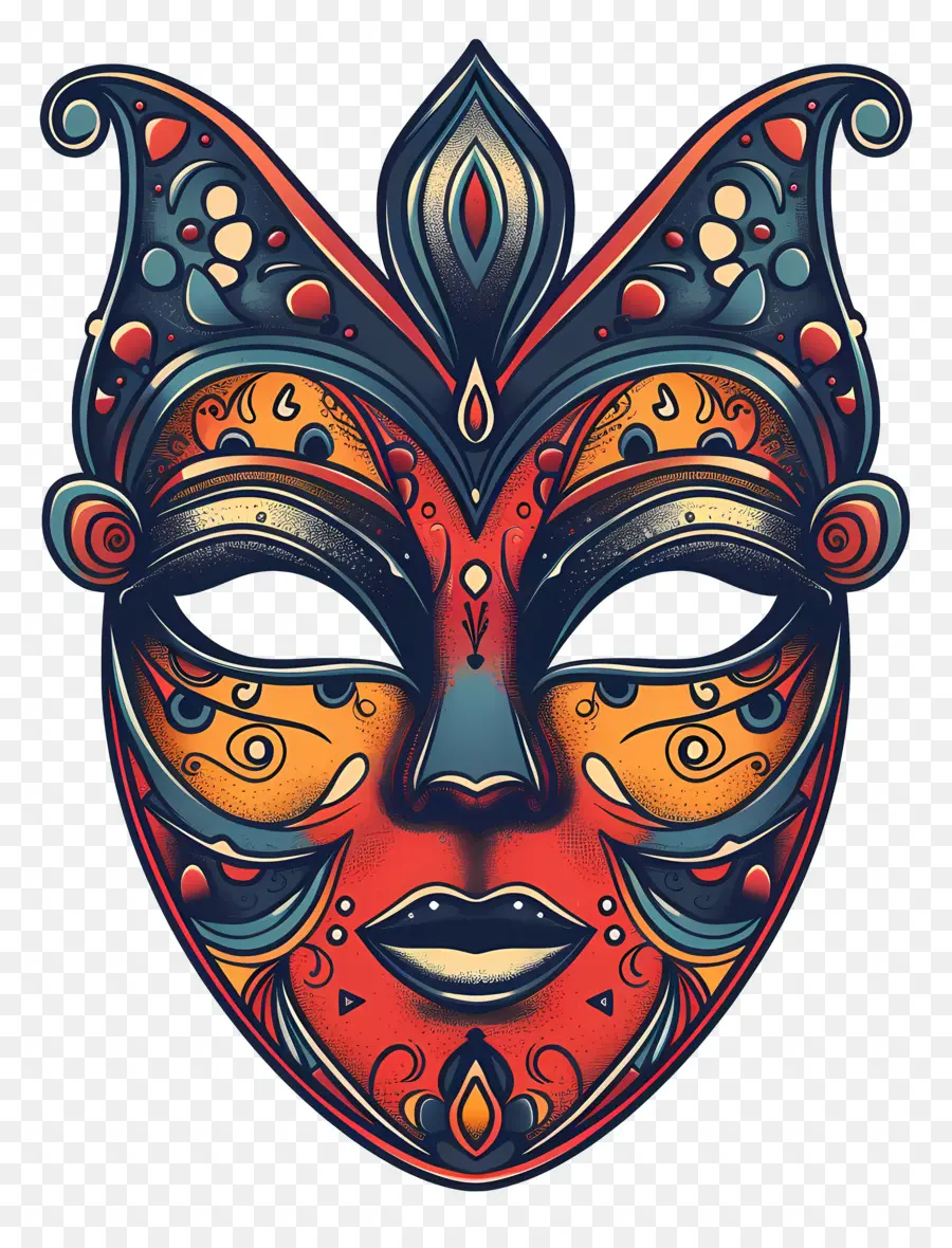 Máscara，Máscara Colorida PNG