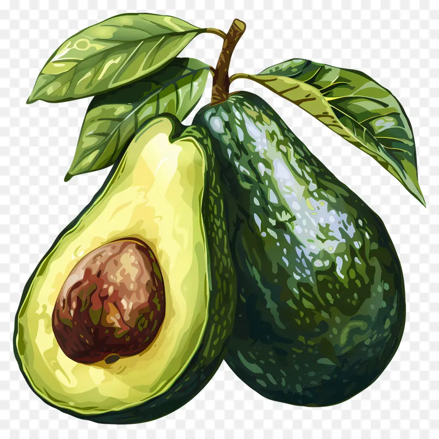 Avocados，Abacate PNG