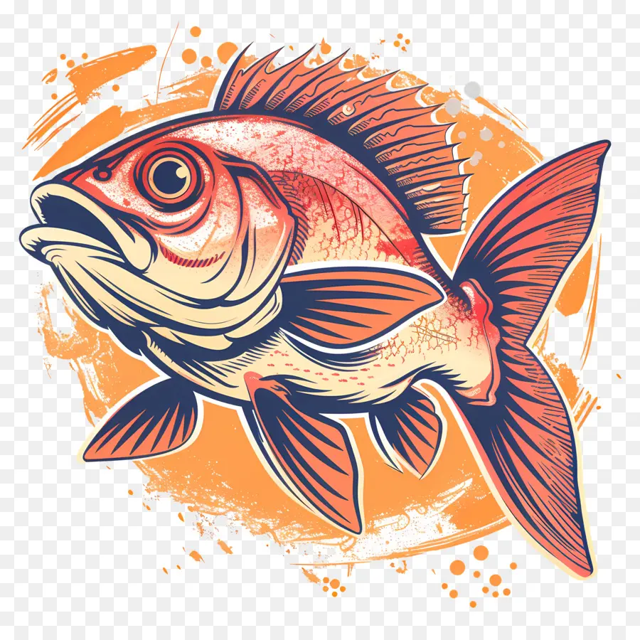 Peixe，Red Snapper Fish PNG