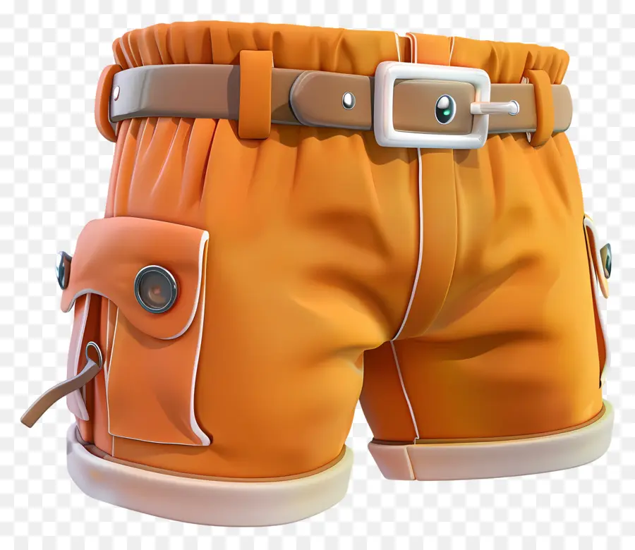 Short De Banho，Shorts Laranja PNG