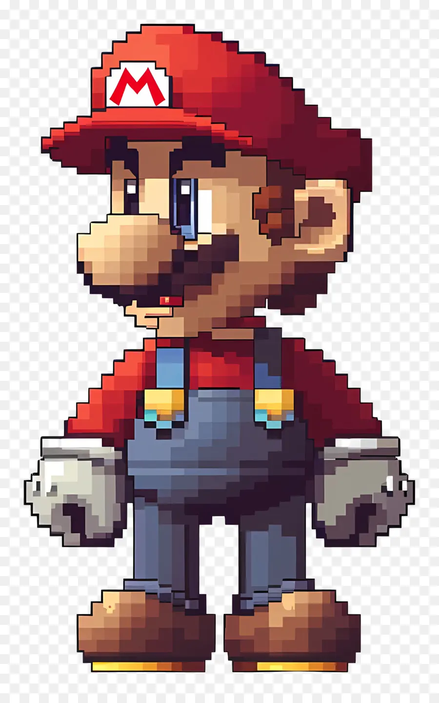 Mario Pixel，Mario PNG