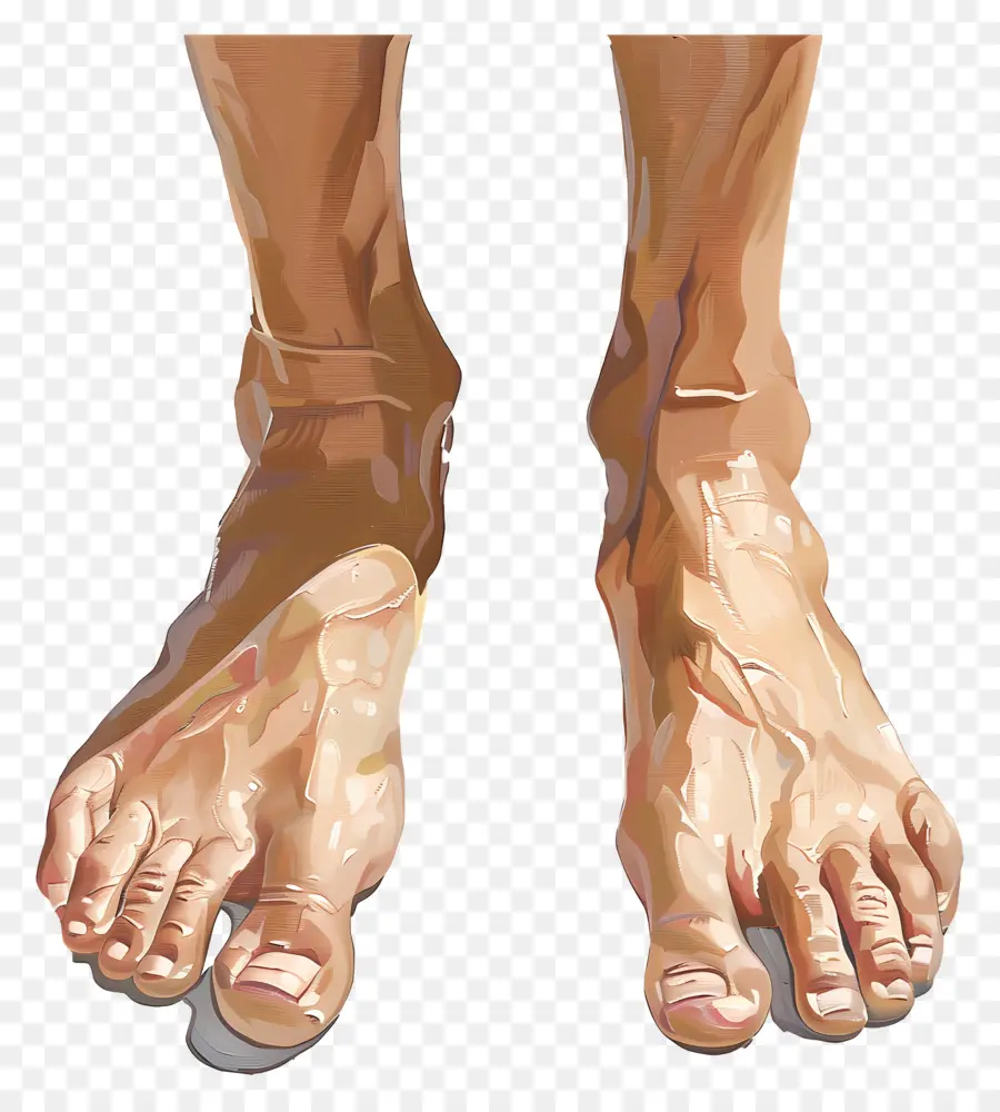 Pés Descalços，Anatomia Do Pé PNG