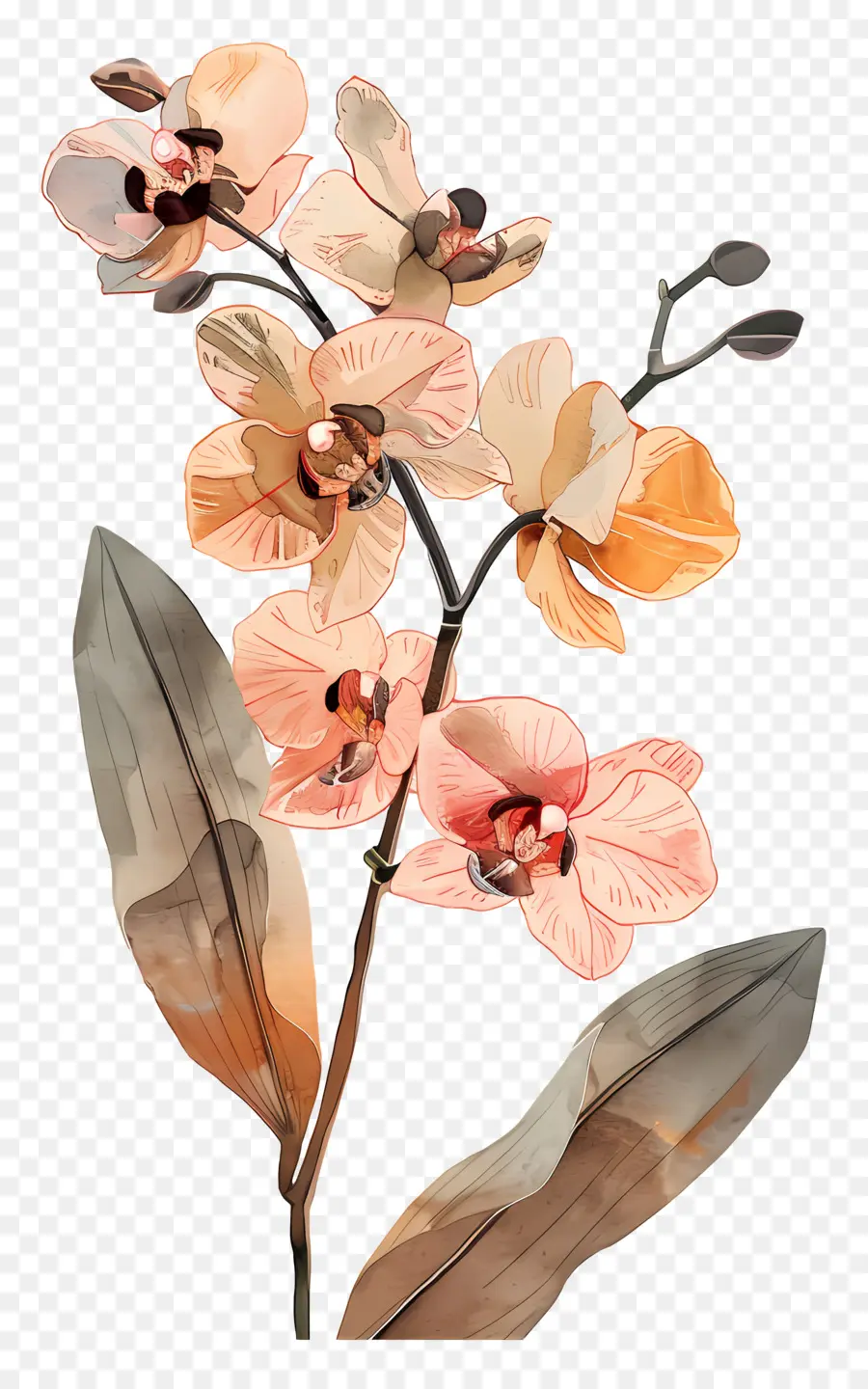 Orquídea De Ciência Agrícola De Shenzhen，Chocolate Flor PNG