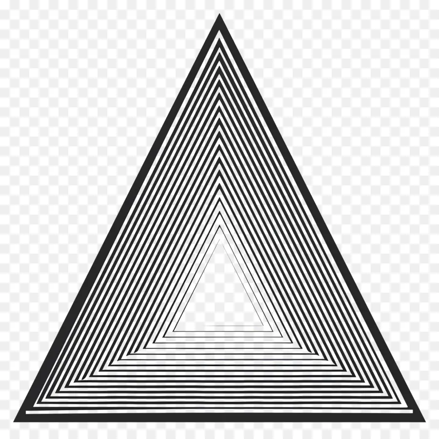 Triângulo Preto，Padrão Geométrico PNG