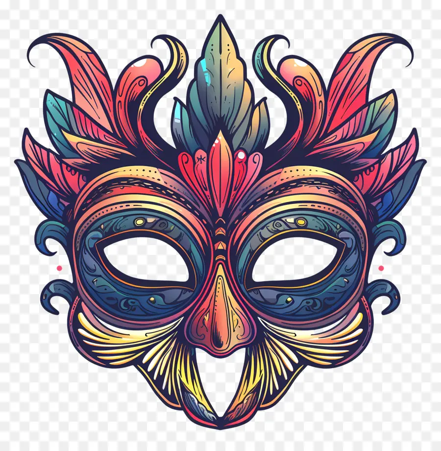 Máscara，Máscara De Carnaval PNG