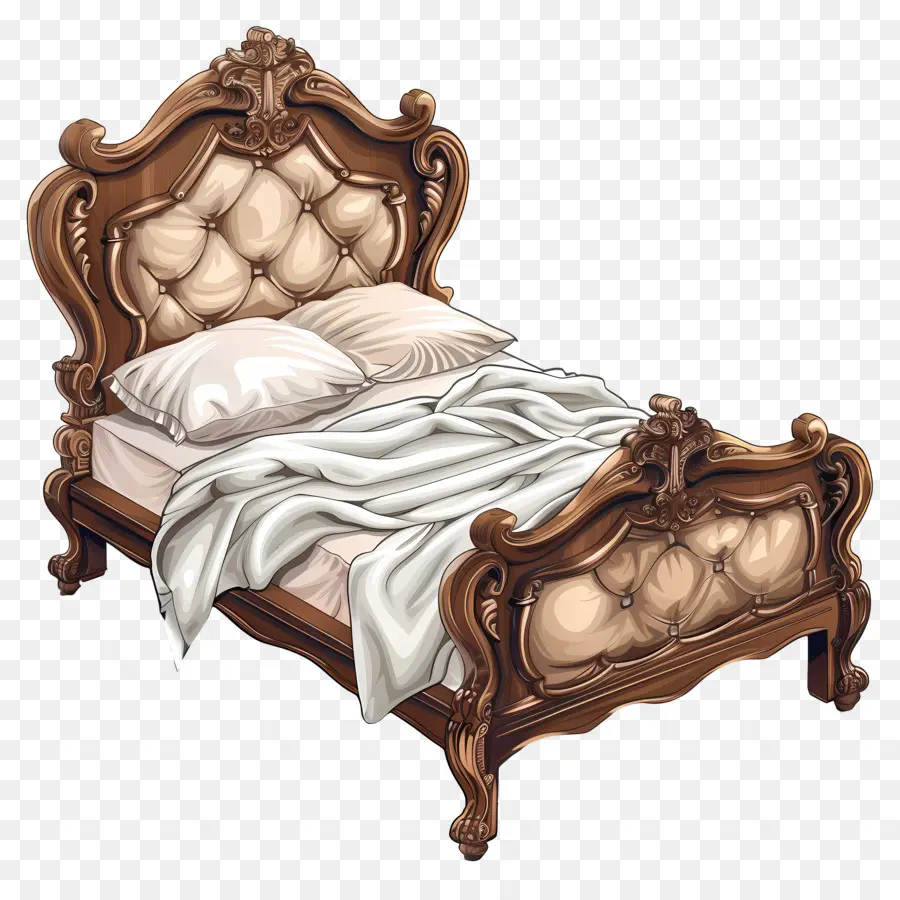 Cama，Wooden PNG
