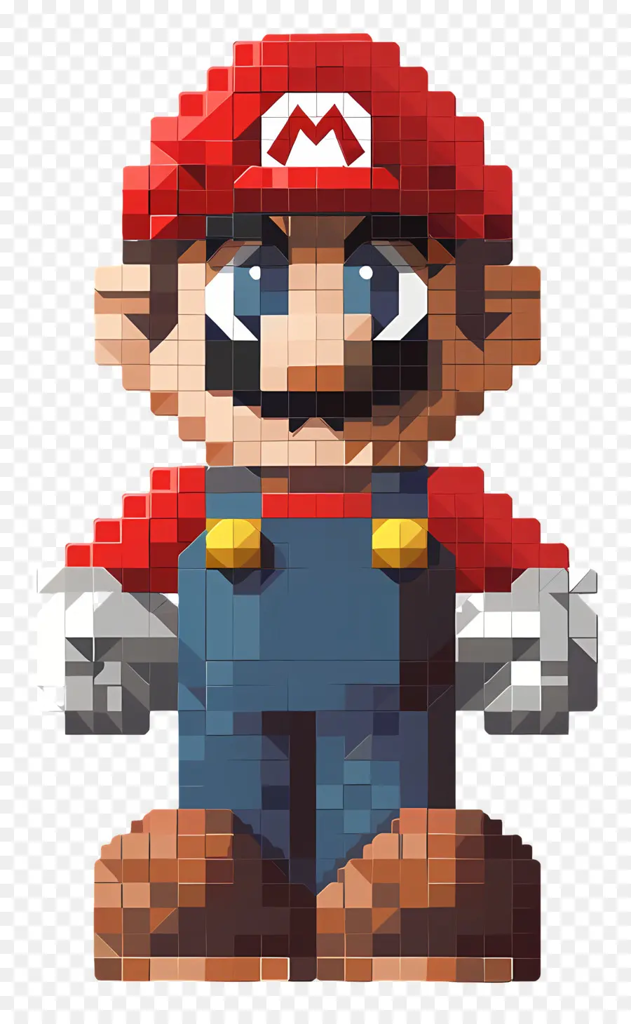 Mario Pixel，Pixel Art PNG