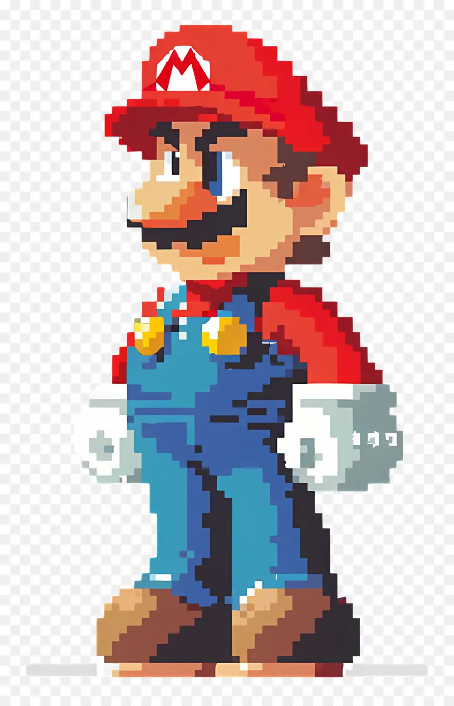 Mario Pixel，Mario PNG