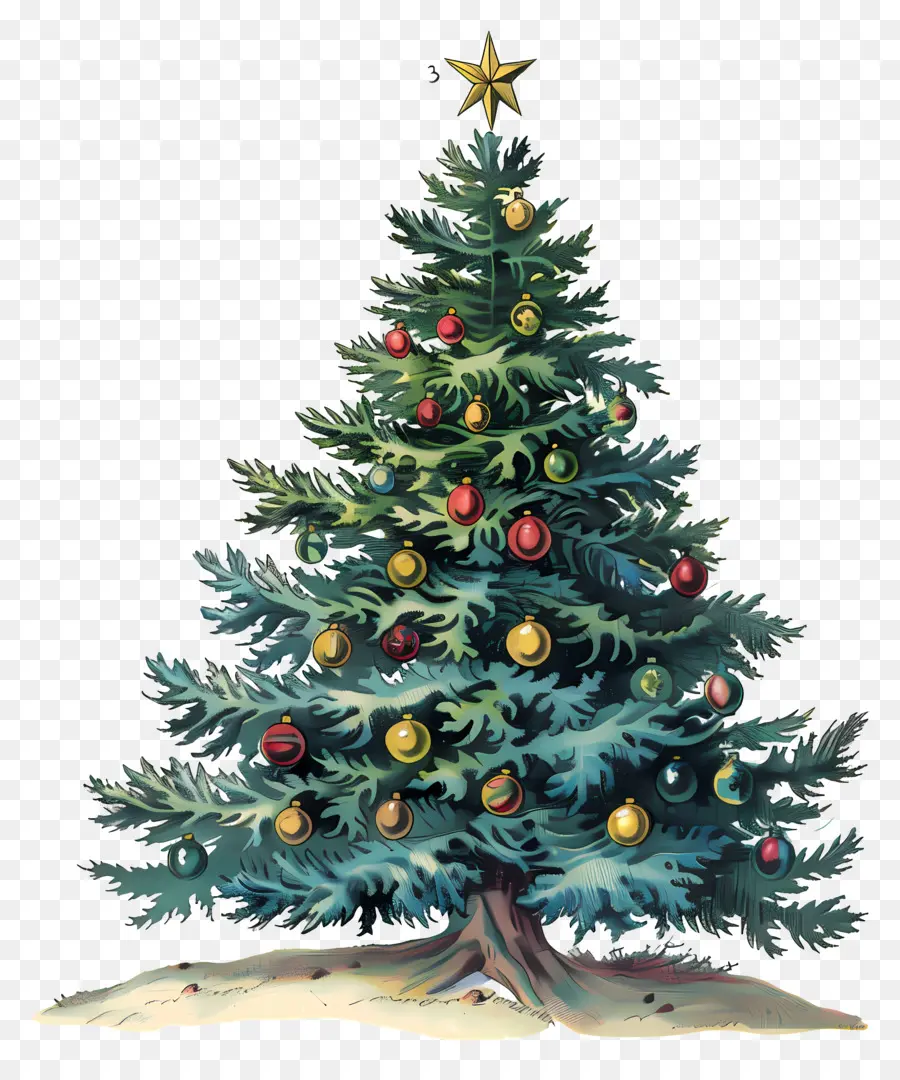 árvore De Natal，Bolas De Vidro PNG