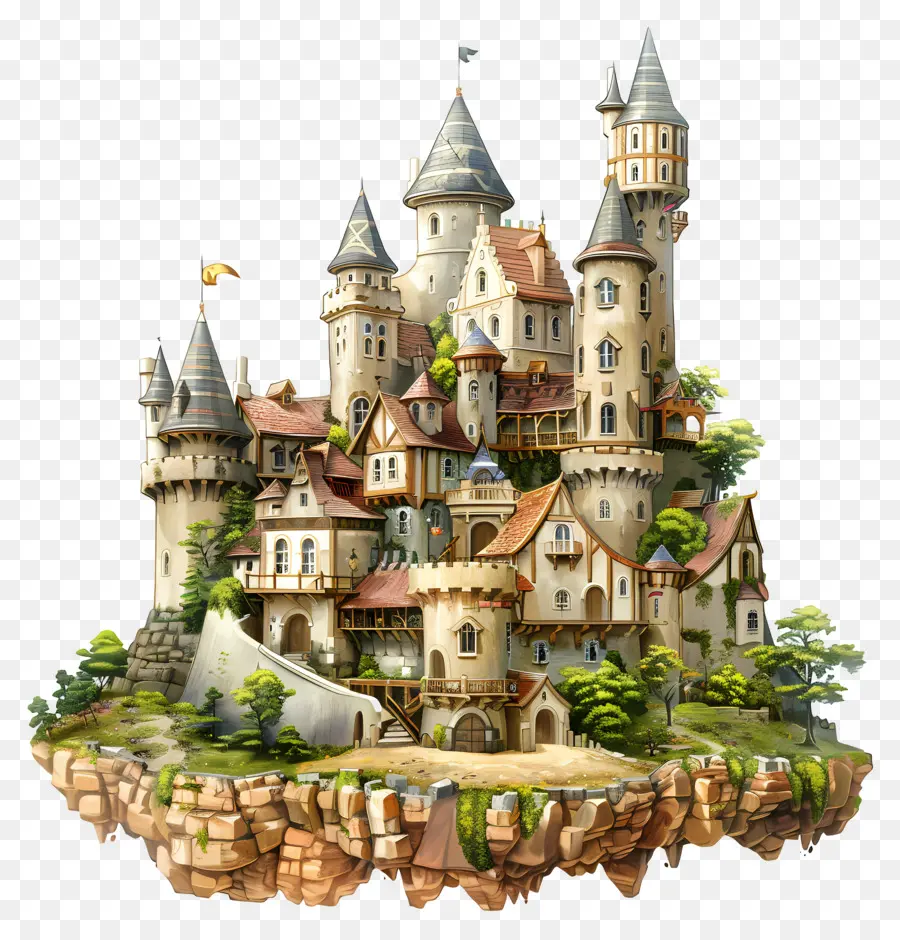 Hyrule Castle，Fantasia Castelo PNG