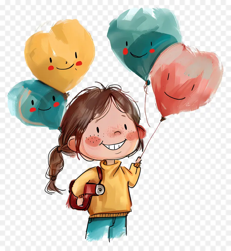 Dia Do Sorriso，Balões PNG
