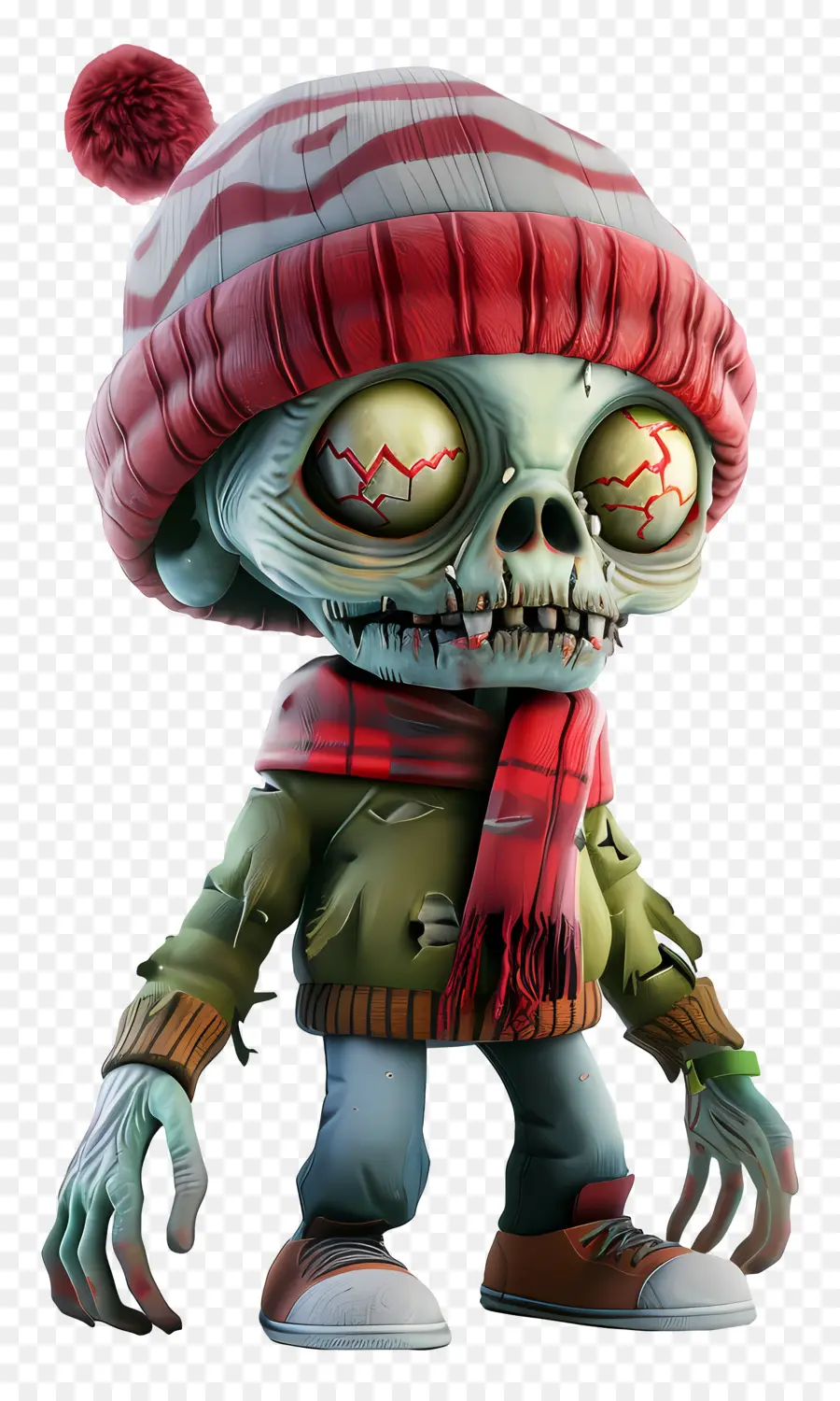 Zombie，A Red Hat PNG