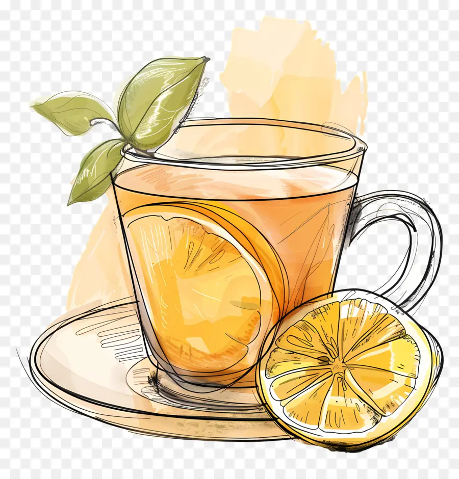 Chá De Limão，Xícara De Chá PNG