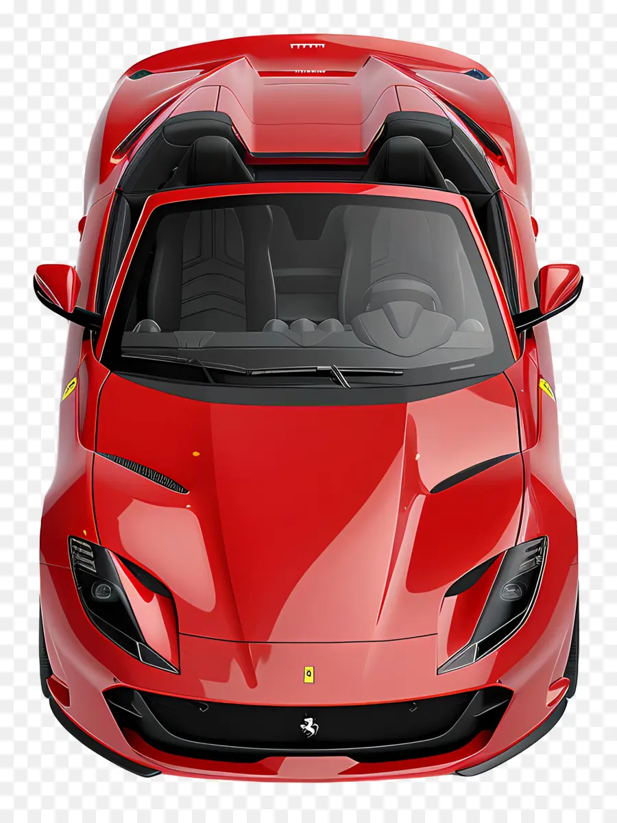 Vista De Cima Do Carro，Ferrari F40 PNG