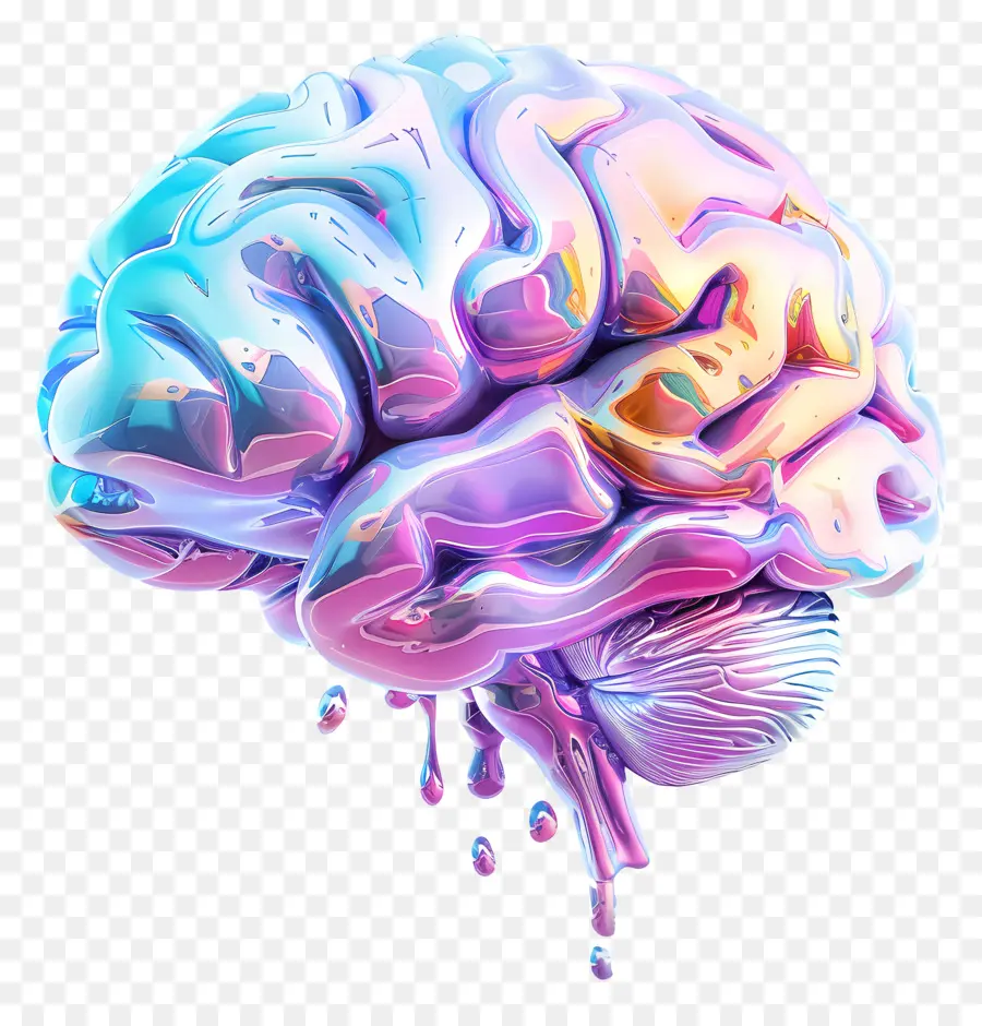 Cérebro，Psicodélico PNG
