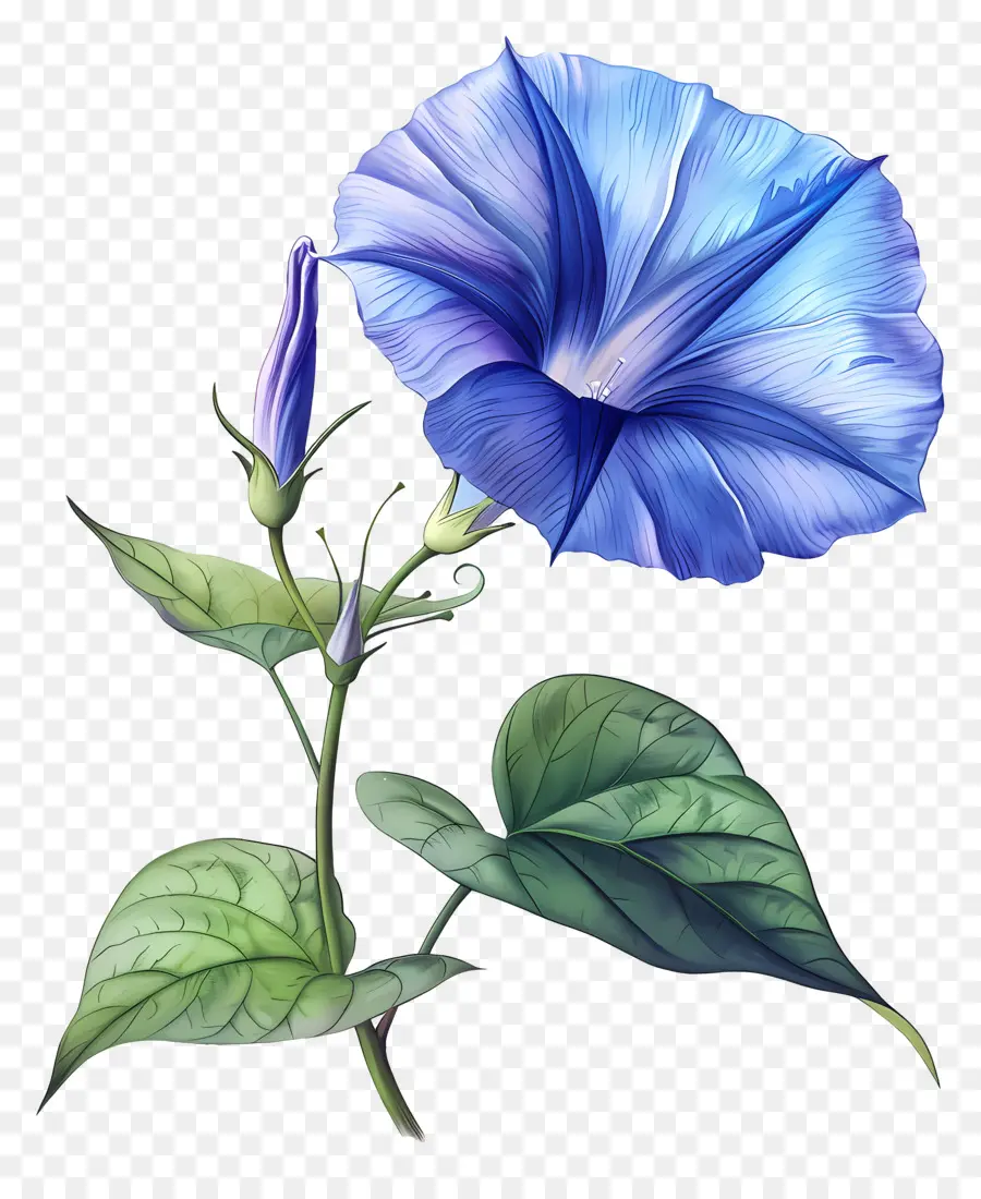 Flor Da Corriola，Glória Da Manhã Azul PNG