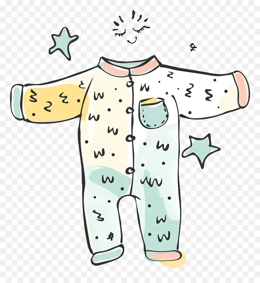 Pijama Bebê，Roupa De Bebê PNG