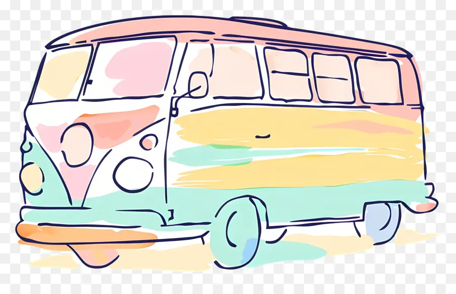 ônibus，Pequeno Autocarro PNG