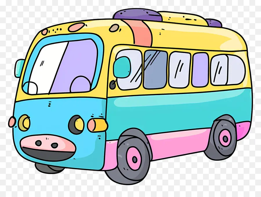 ônibus，Ônibus Escolar Pequeno PNG