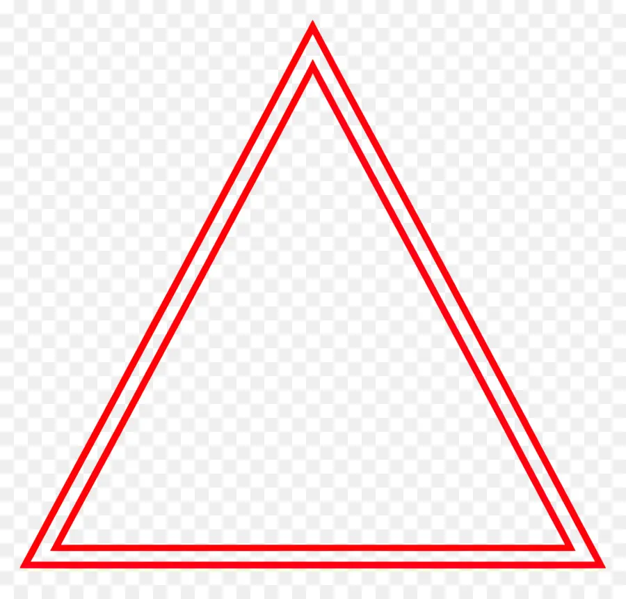 Contorno Do Triângulo Vermelho，Triângulo Vermelho PNG