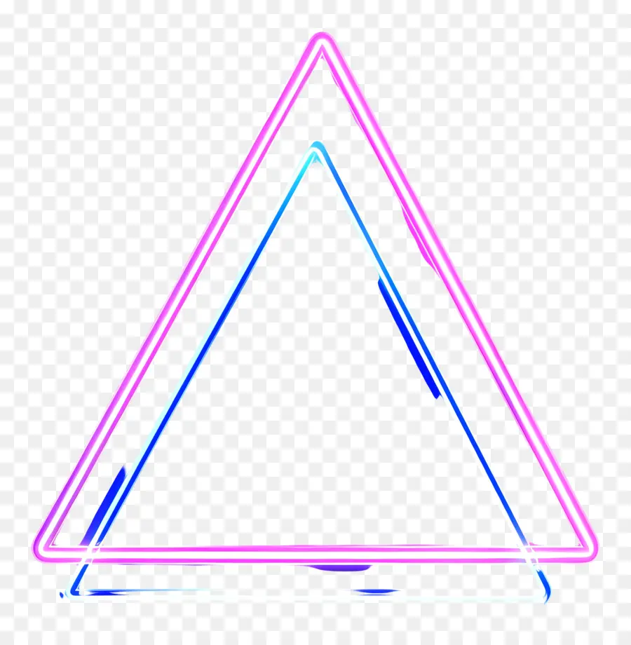 Neon Triângulo，Triângulo PNG