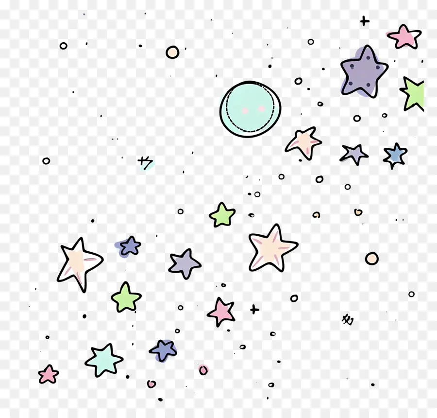 Céu Estrelado，Estrelas PNG