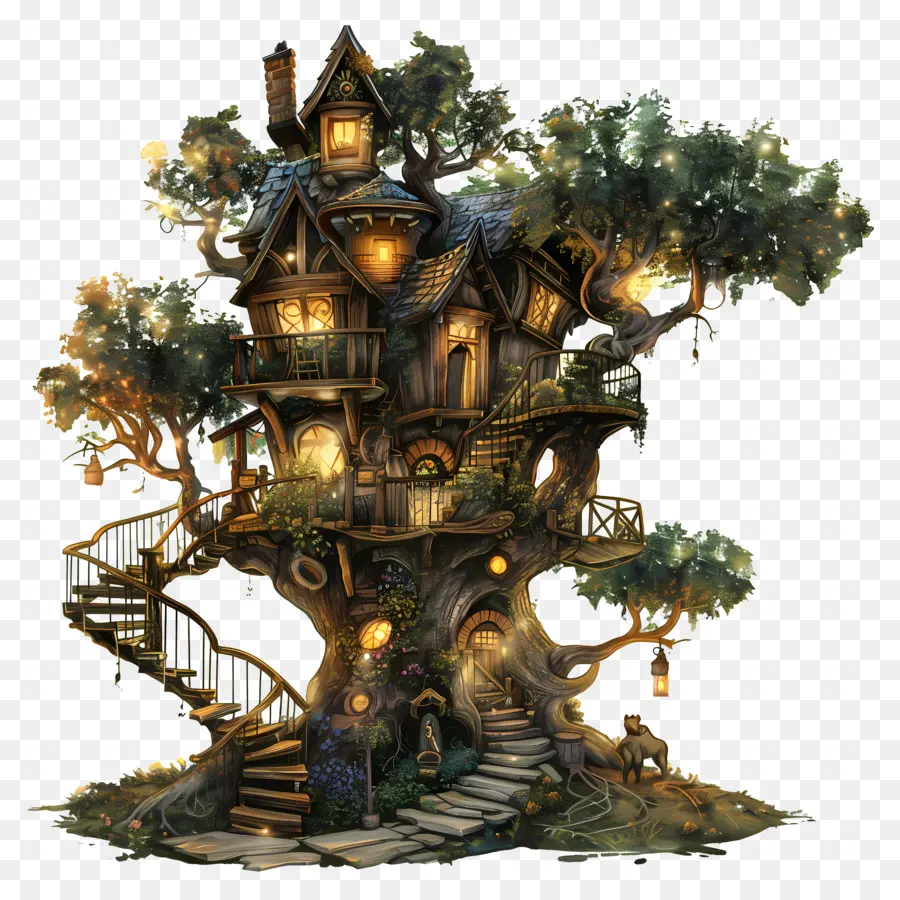 Magic Tree House，Conto De Fadas Casa PNG