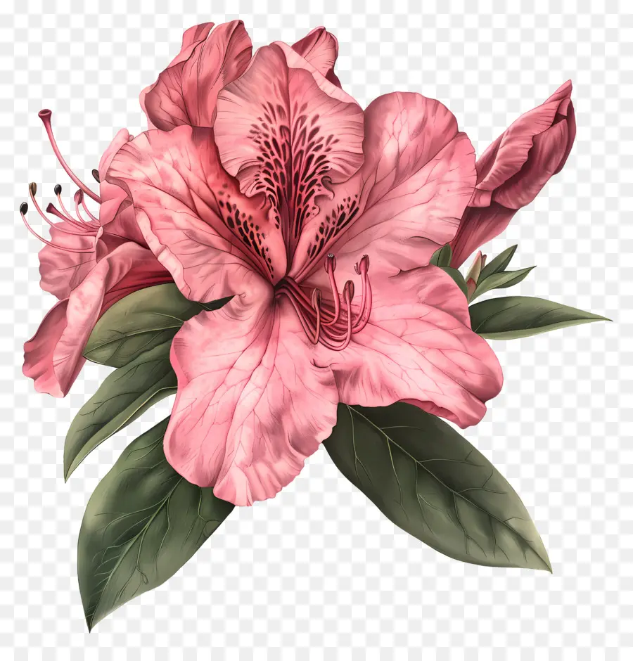 Flor Azalea，Rododendro PNG