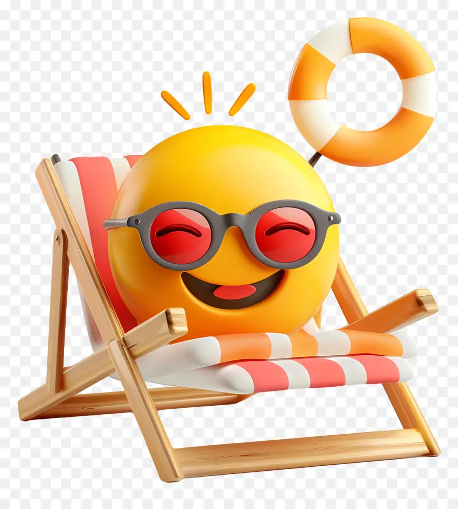 O Verão Começa，Emojicon PNG