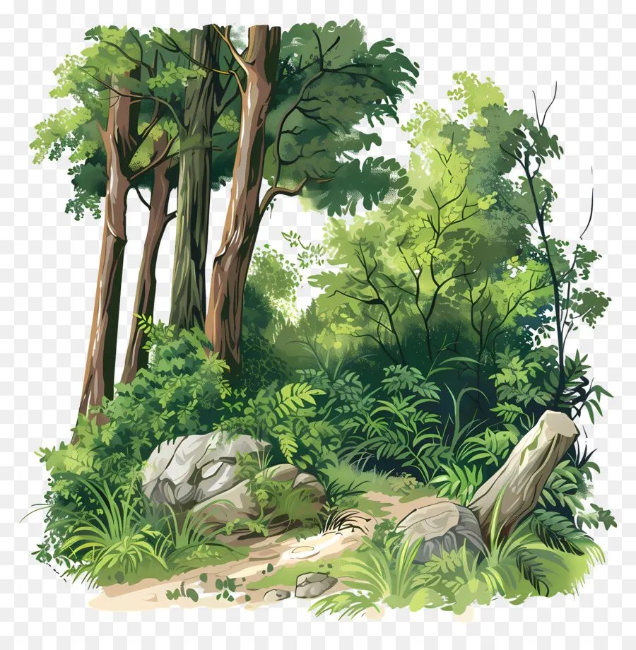 Vegetação Florestal，Floresta PNG