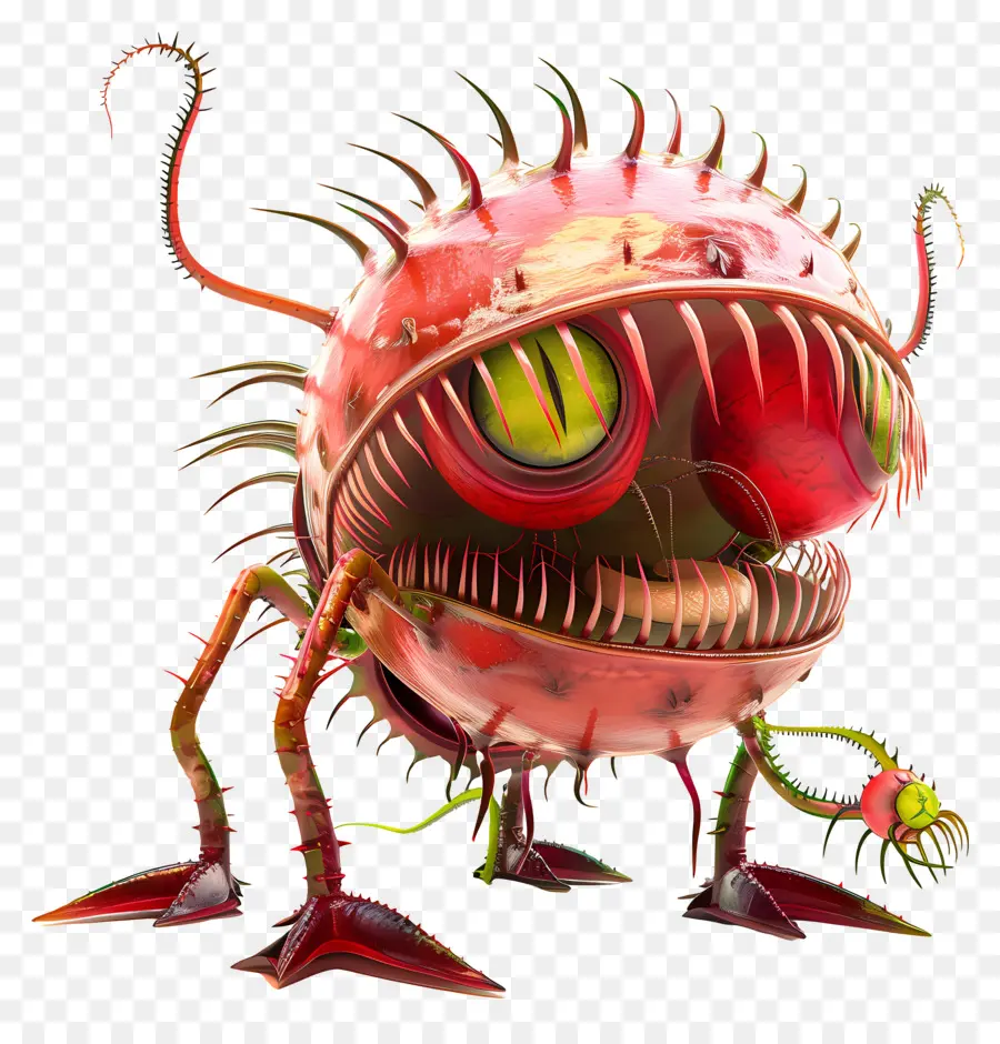 Monster Venus Fly Trap，Monstro PNG