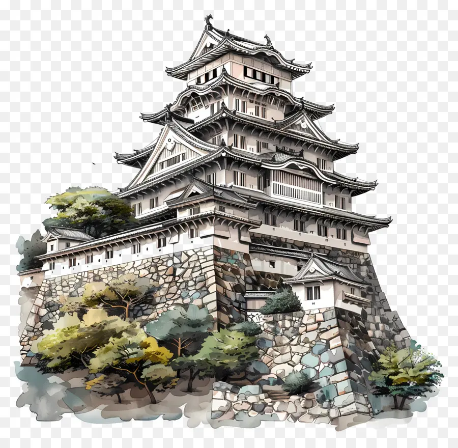 Castelo De Himeji，Castelo PNG
