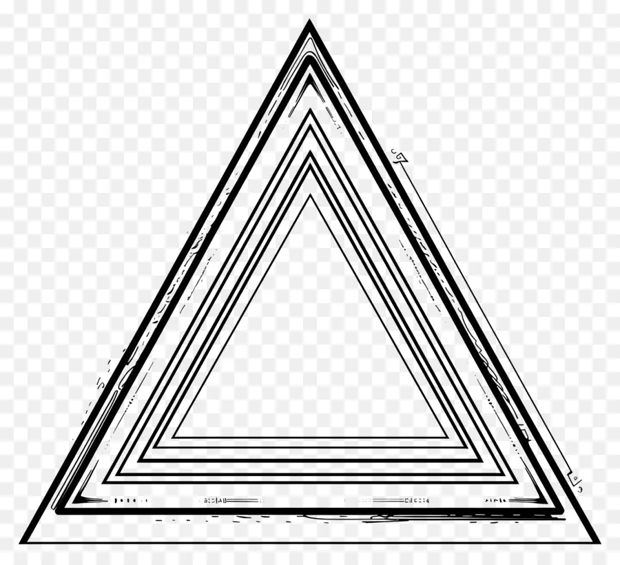 Contorno Do Triângulo，Forma Geométrica PNG