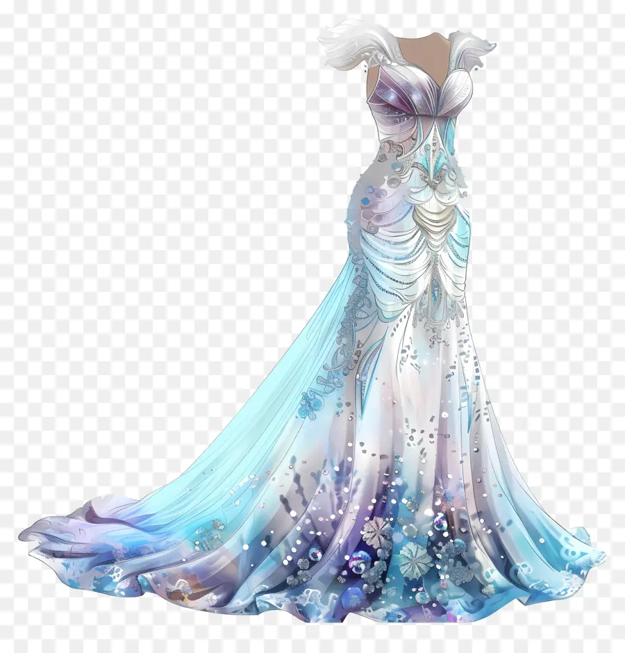 Vestido De Noiva De Sereia，Prom Dress PNG