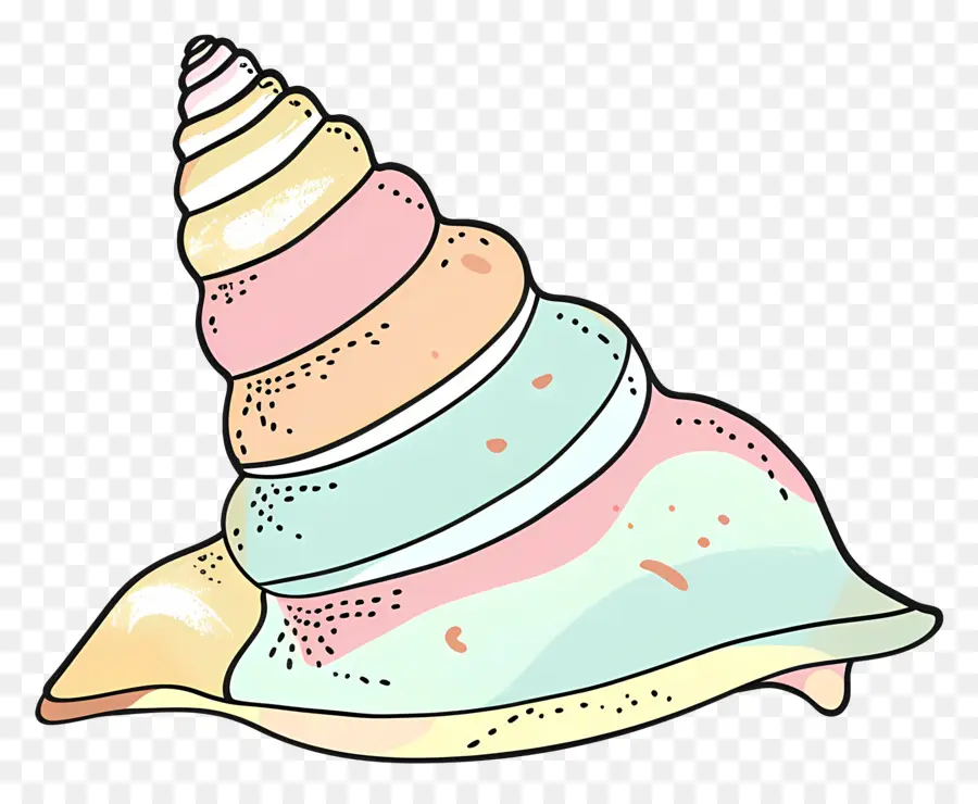 Seashell，Concha Em Espiral PNG