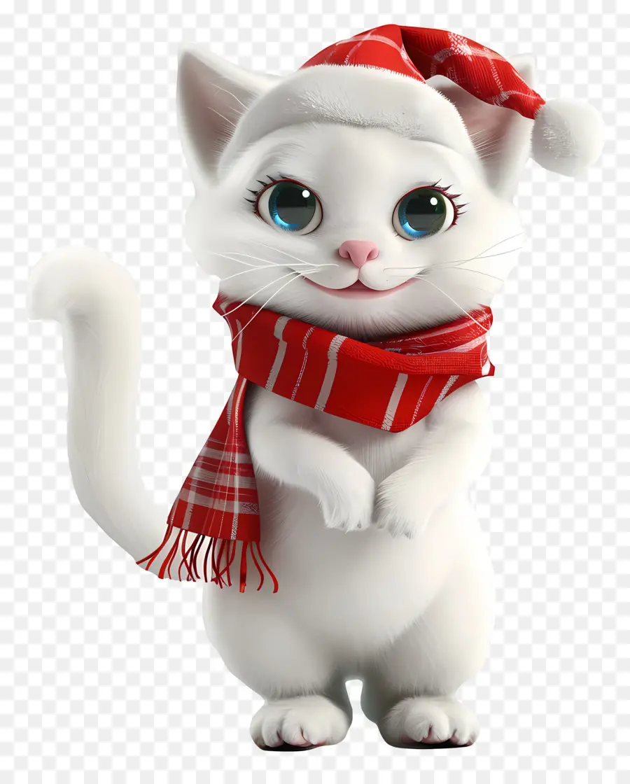 Gato Branco，Natal Gato PNG