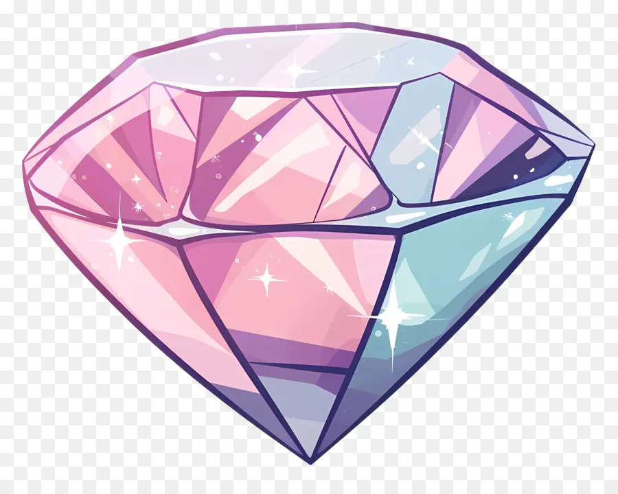 Diamante，Diamante Cor De Rosa PNG
