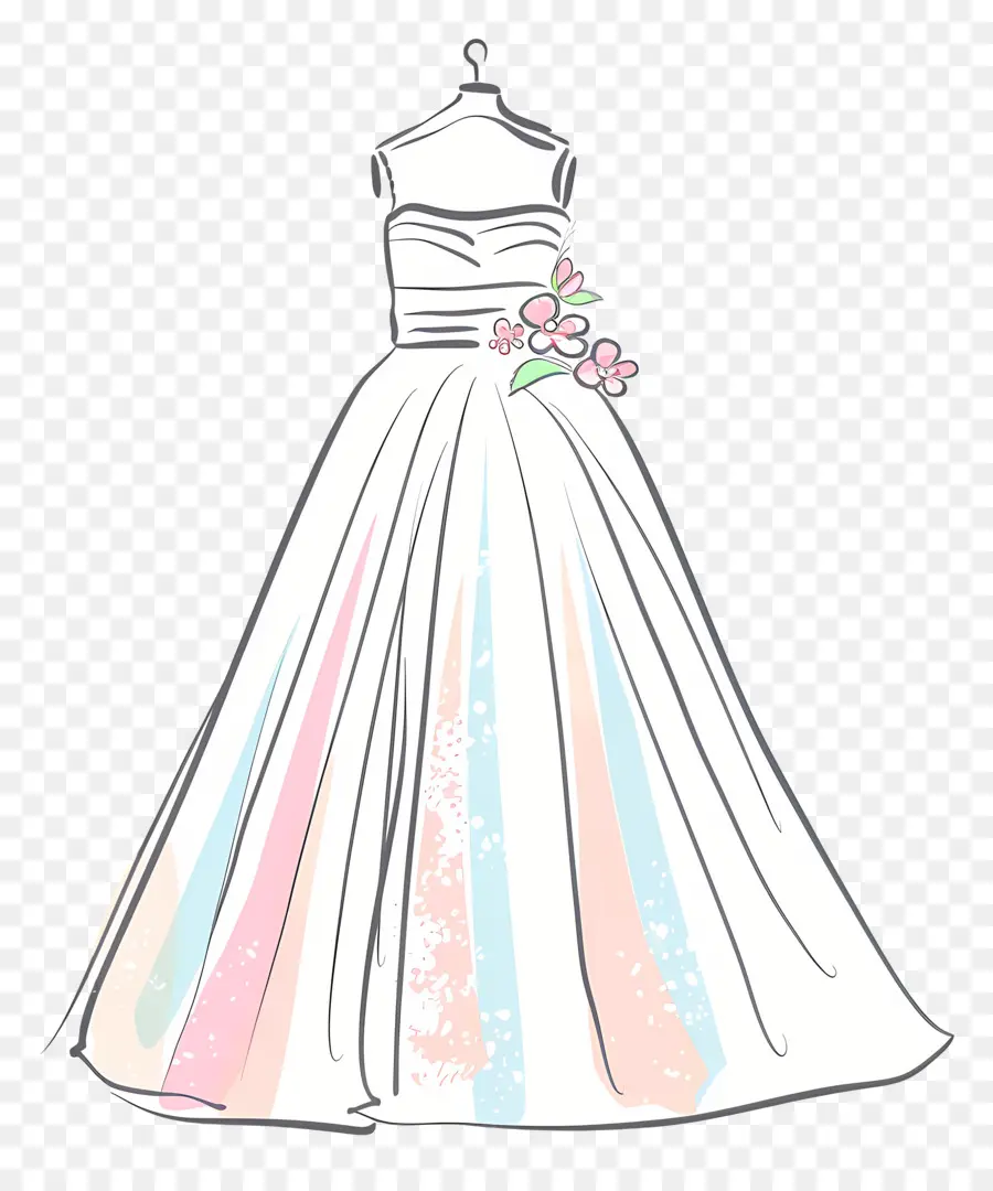 Vestido De Noiva，Vestido Branco PNG