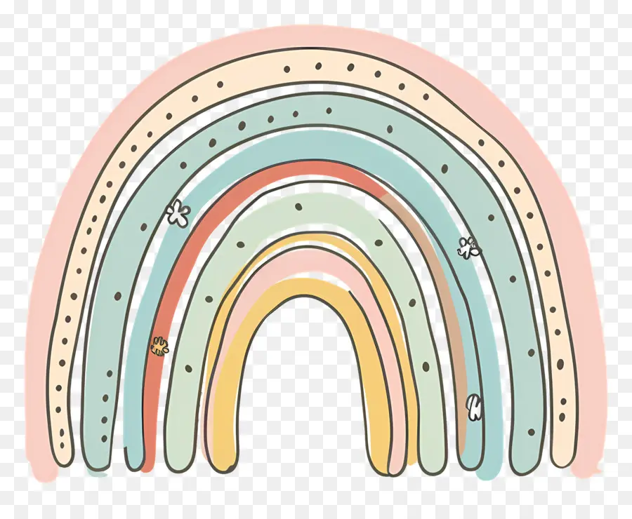 Arco íris，Colorido PNG