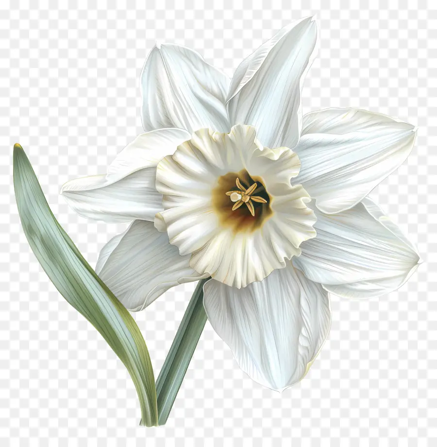 Daffodil Branco，Flor De Daffodil PNG
