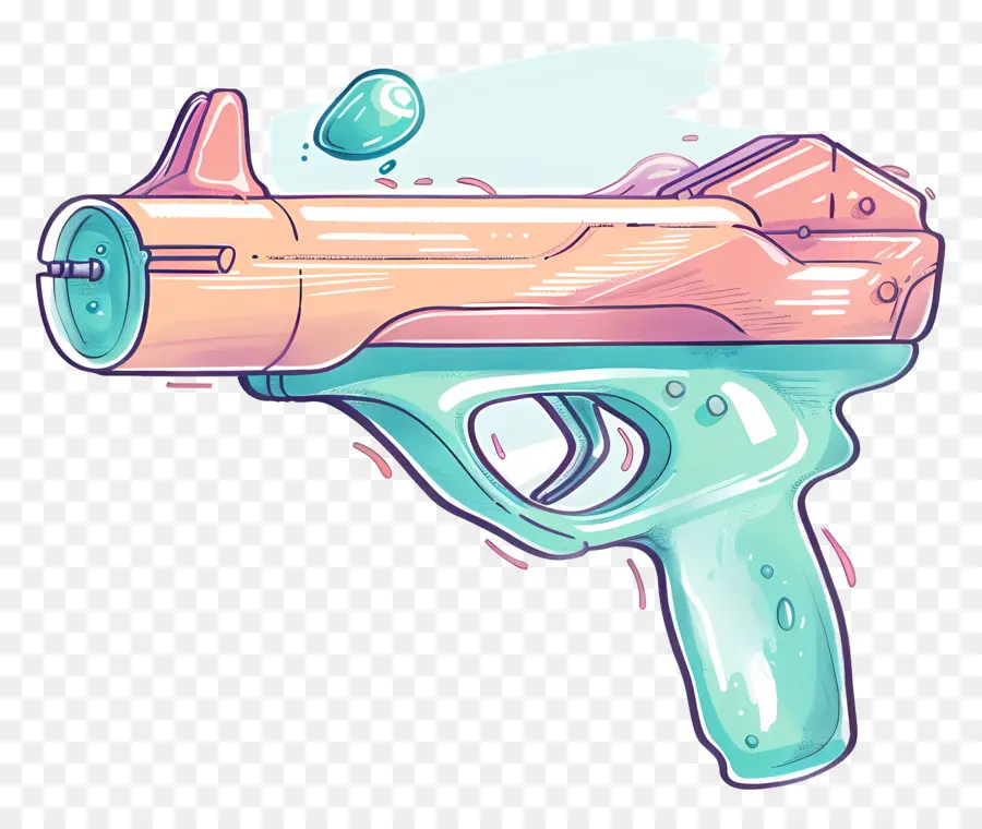Squirt Arma，Pistola De água PNG