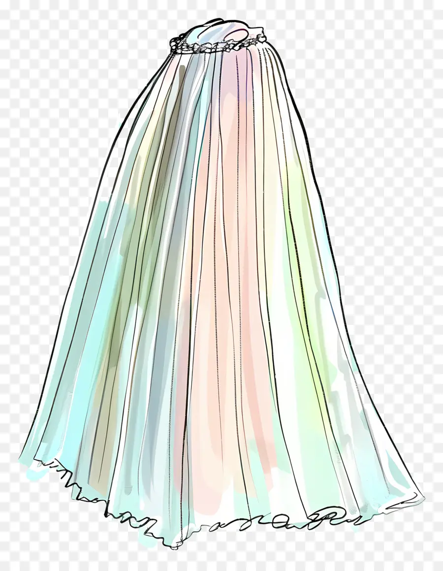 Véu De Casamento，Vestido De Noiva PNG