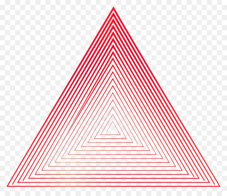 Contorno Do Triângulo Vermelho，Triângulo Vermelho PNG