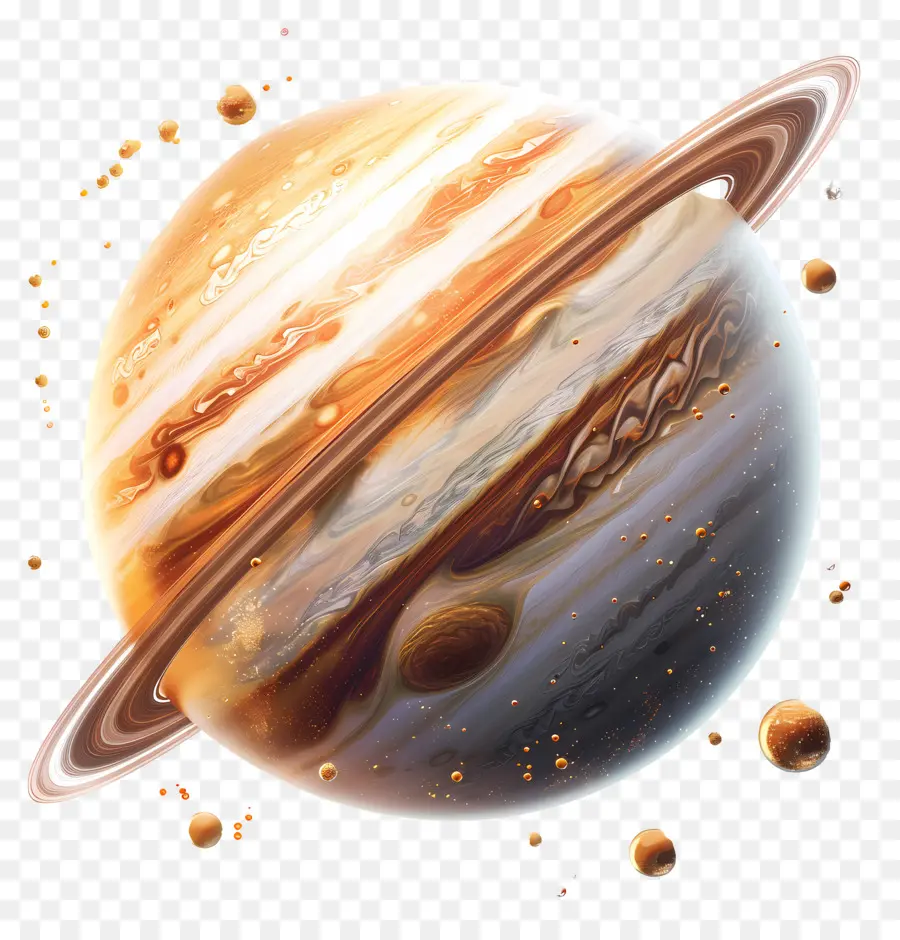 Júpiter，Saturno PNG