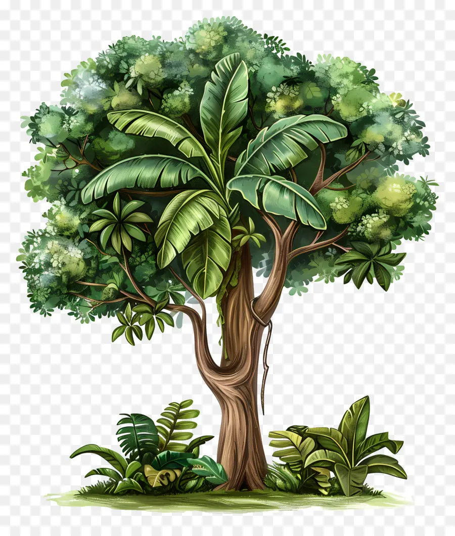Árvore Da Floresta Tropical，Floresta Tropical PNG